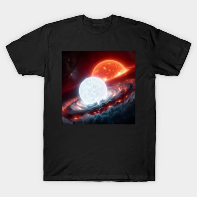 Binary Star System . T-Shirt by Canadaman99